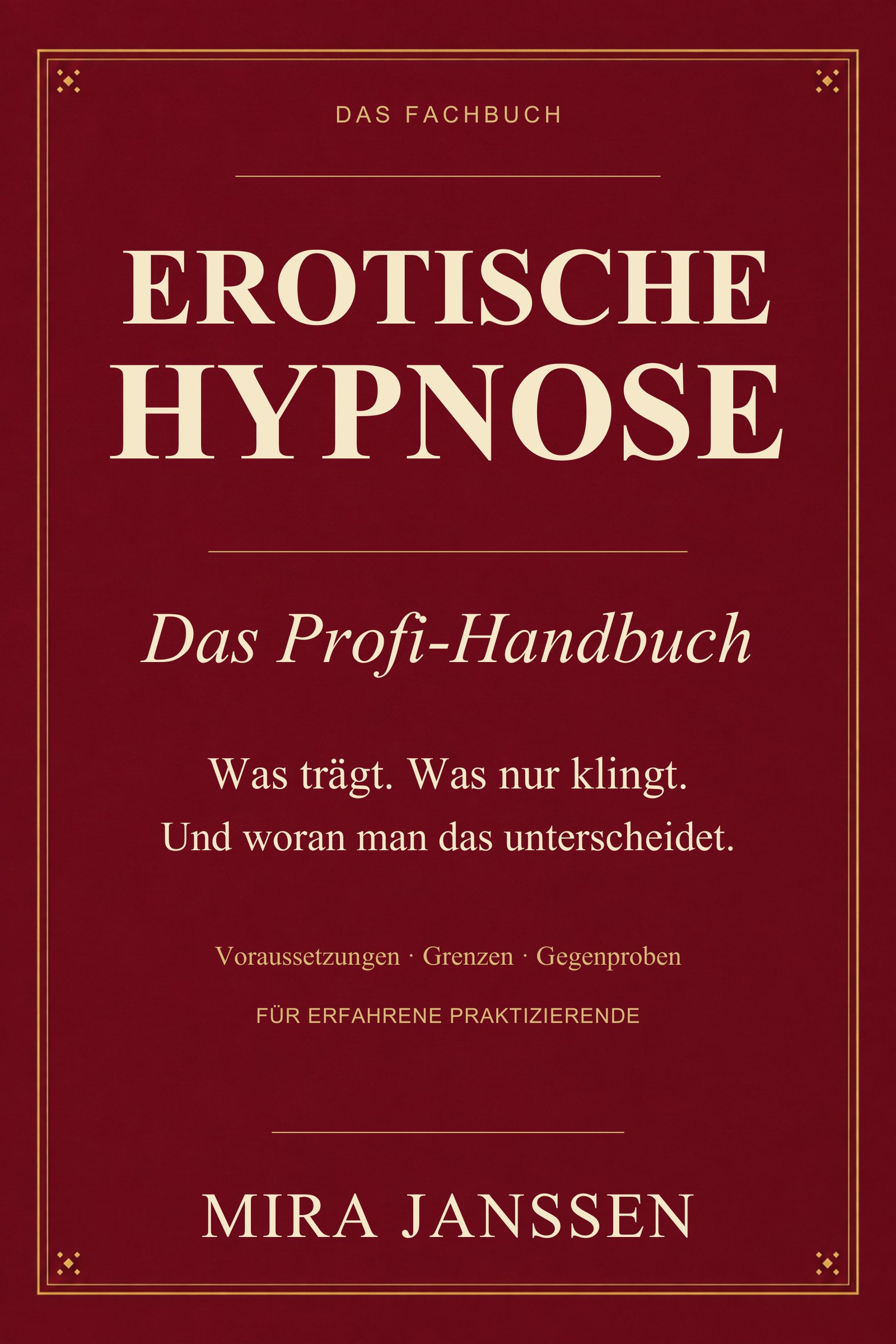 Erotische Hypnose: Das Profi-Handbuch, Mira Janssen
