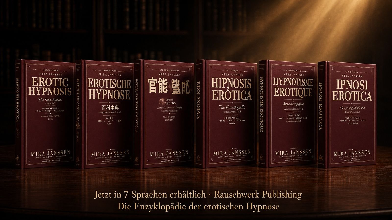 Die Enzyklopädie der erotischen Hypnose — sieben Sprachen